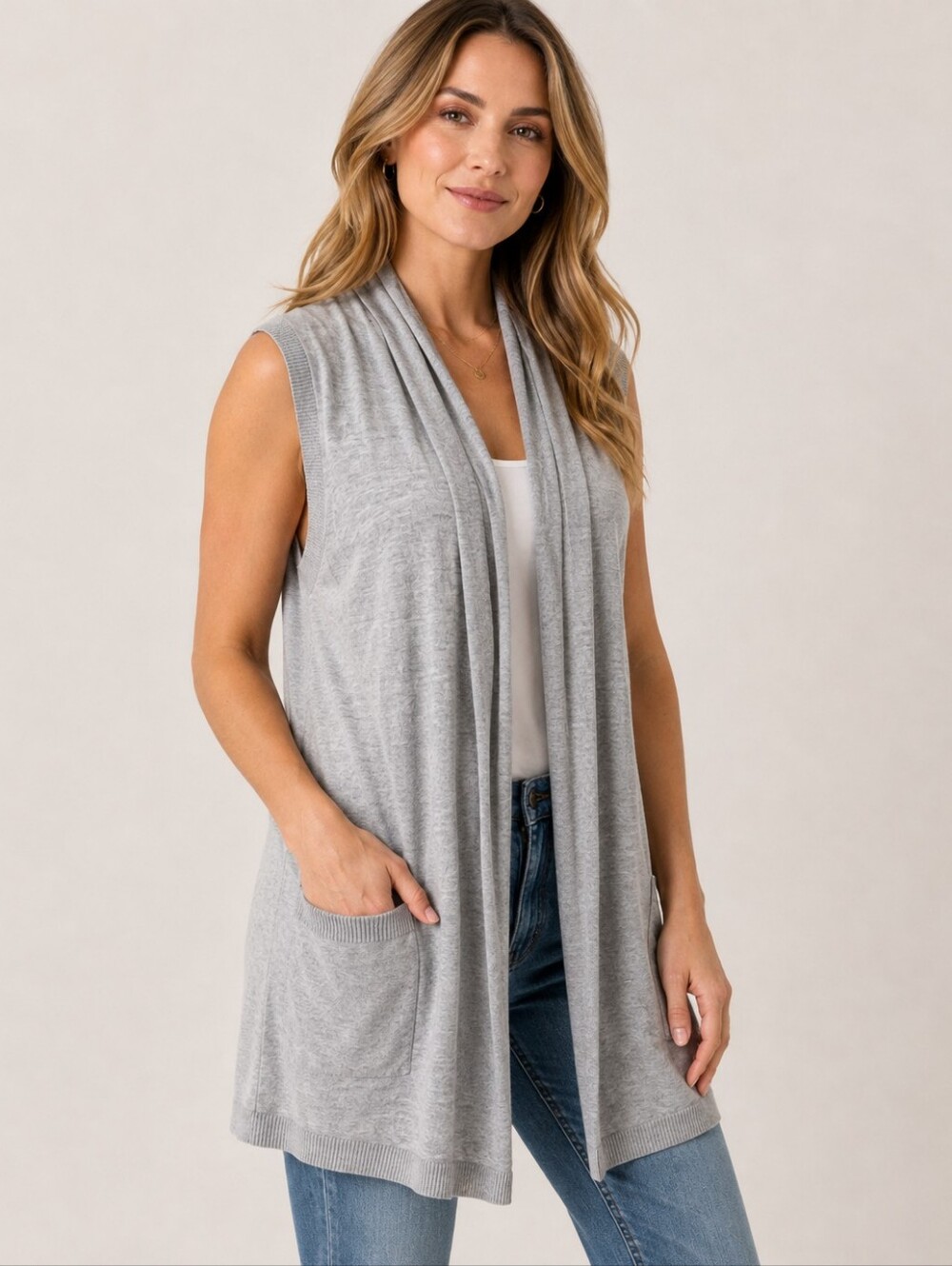 NWT BCBG MAXAZRIA DOUBLE BREASTED PLACKET SWEATER VEST SZ L RV $158!